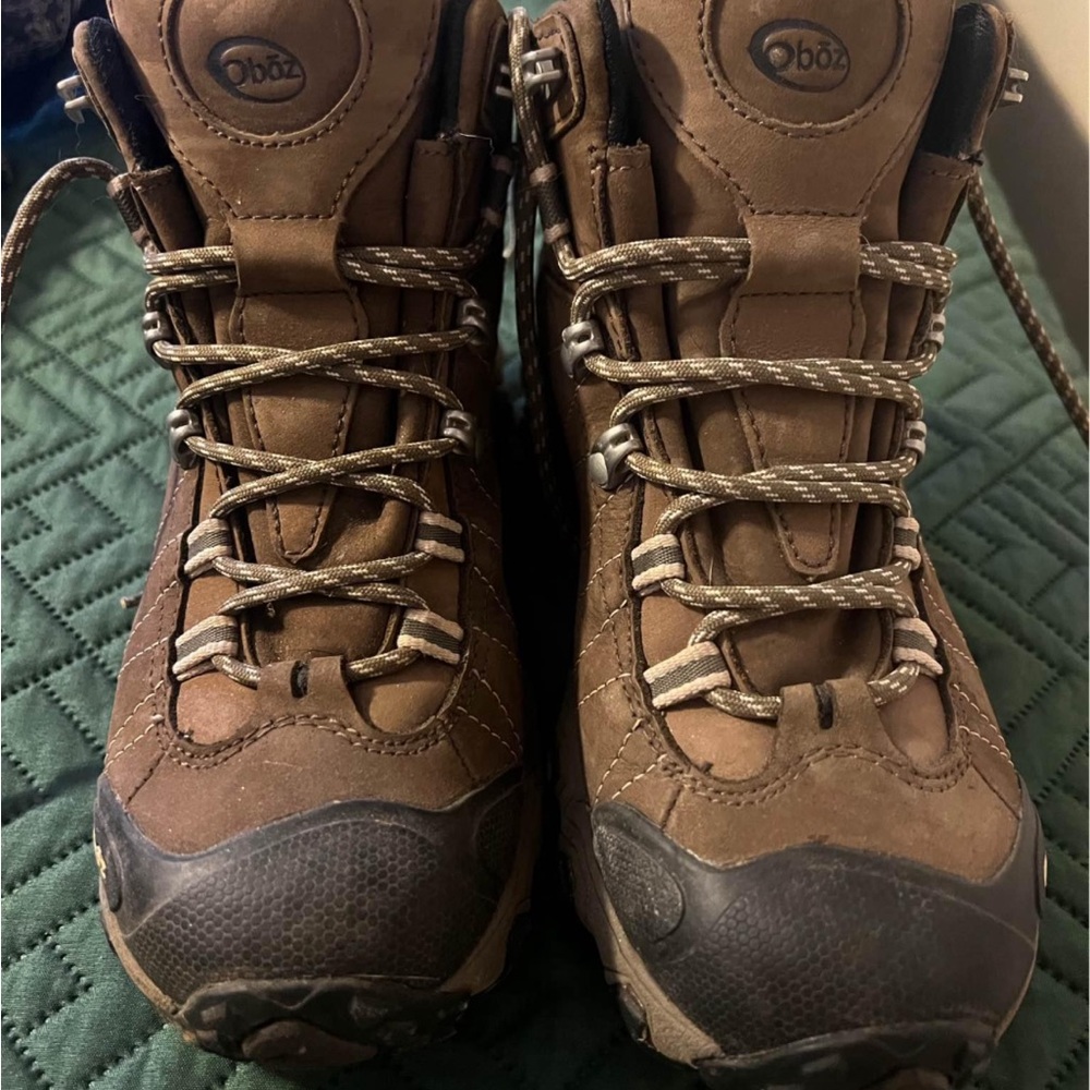 Oboz Women's Brown Lace Up Boots
